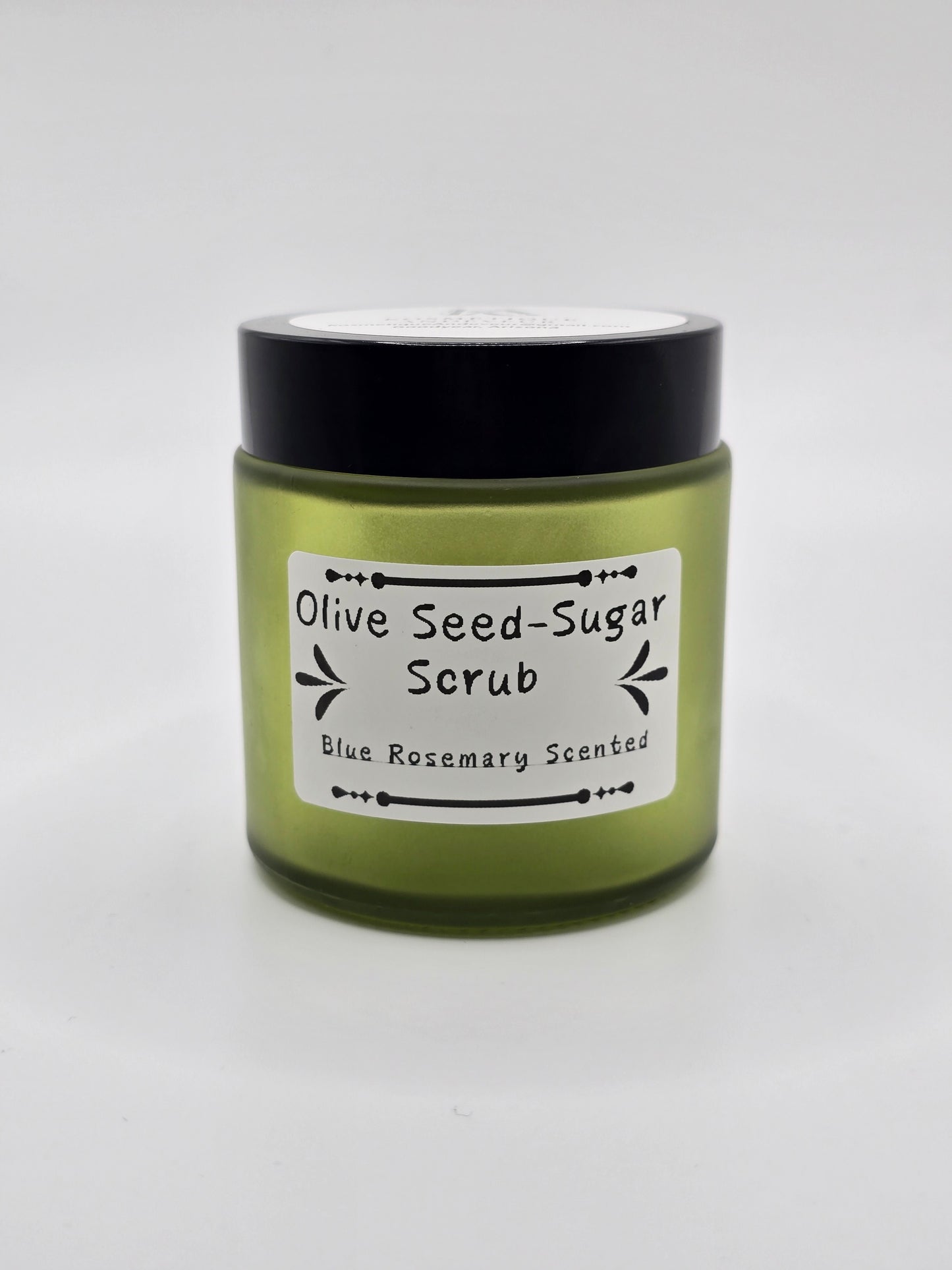 Olive Seed Sugar Scrub- Blue Rosemary Scented